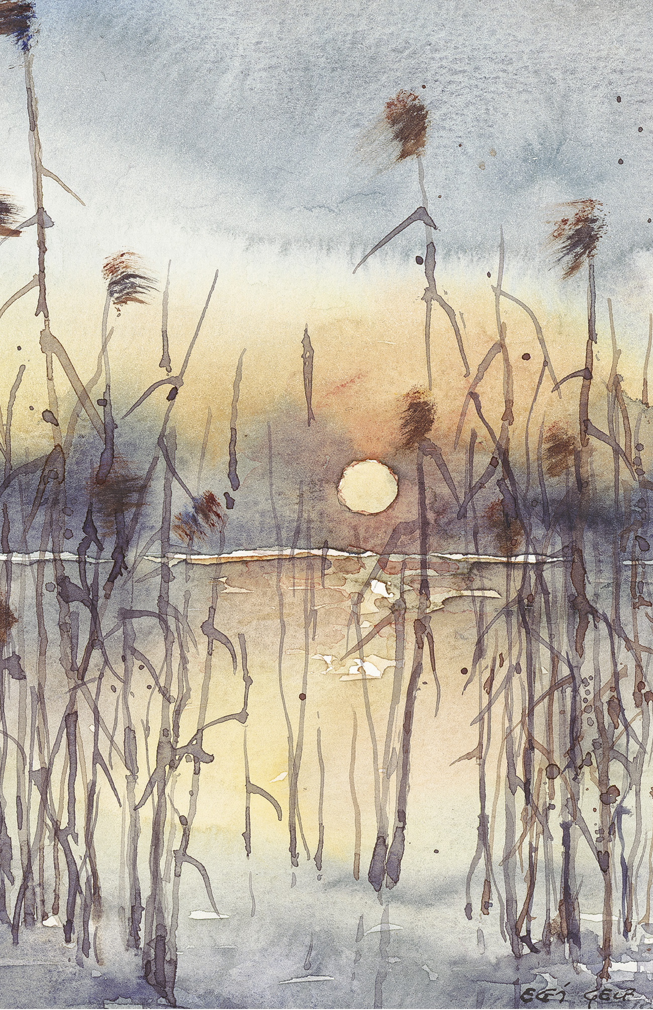 Sonnenuntergang, Elfi Gelf – Bild 1