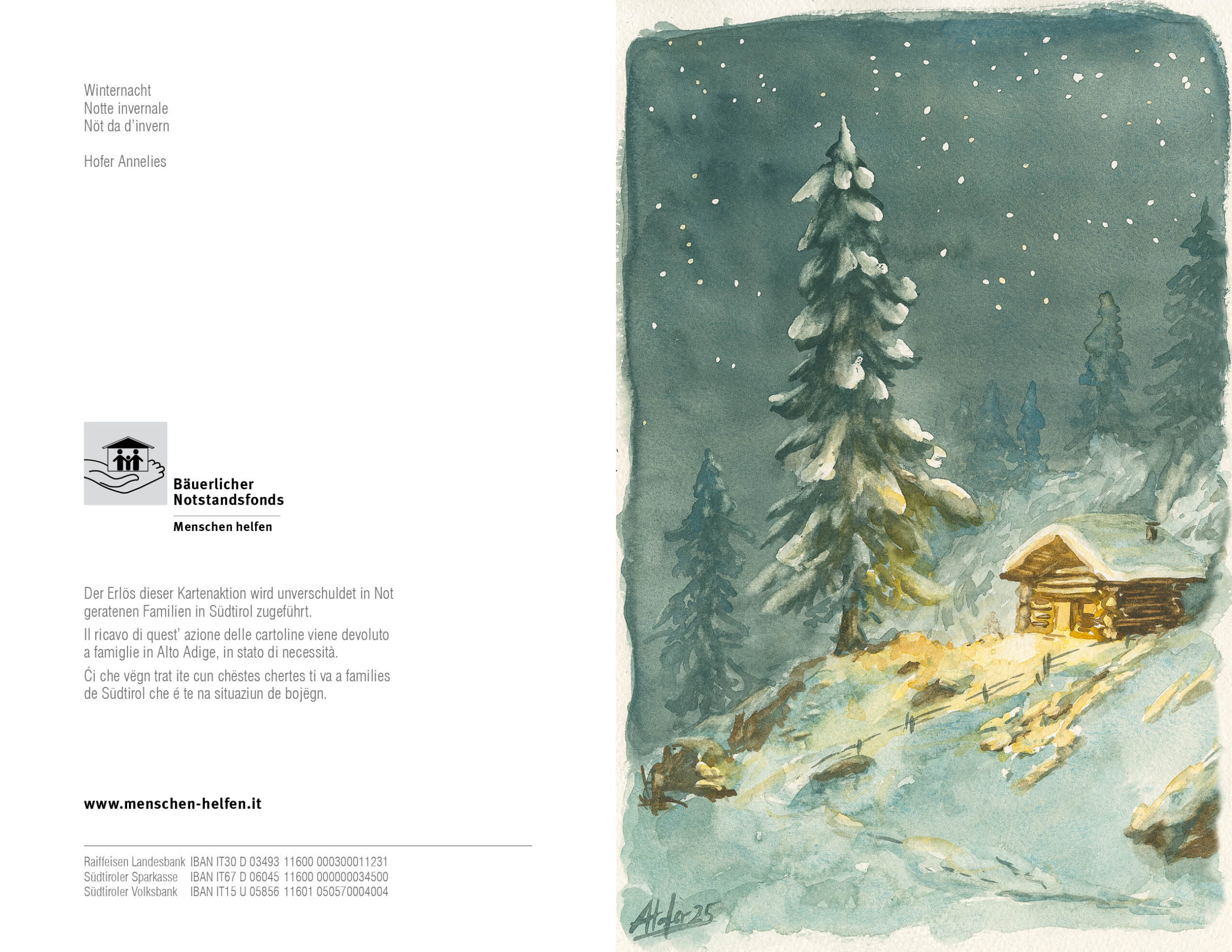 Winternacht, Annelies Hofer – Bild 2